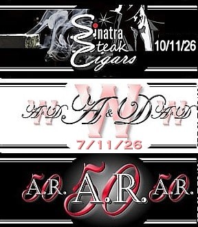 Custom Belleza cigar labels for a corporate dinner